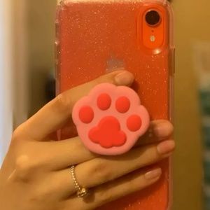 Pink Paw popsocket